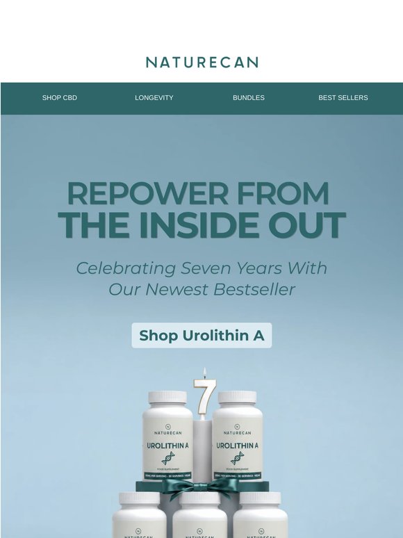 Urolithin A: Energy from the inside out 🔬