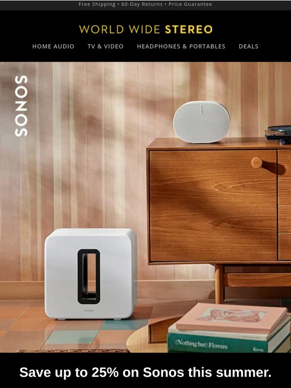 Memorial Day Savings on Sonos Start Now