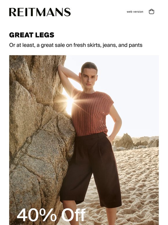 40% Off Everything Below The Waist