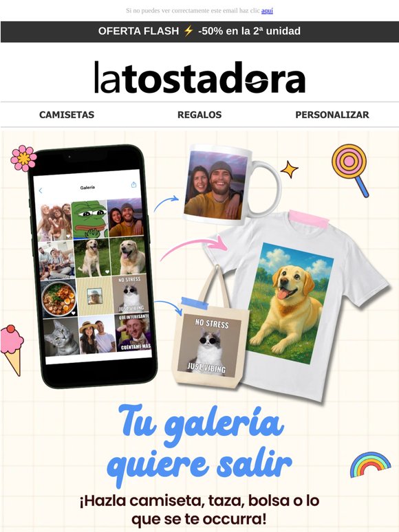 -50% 👉 Convierte tu galería en algo real 📱