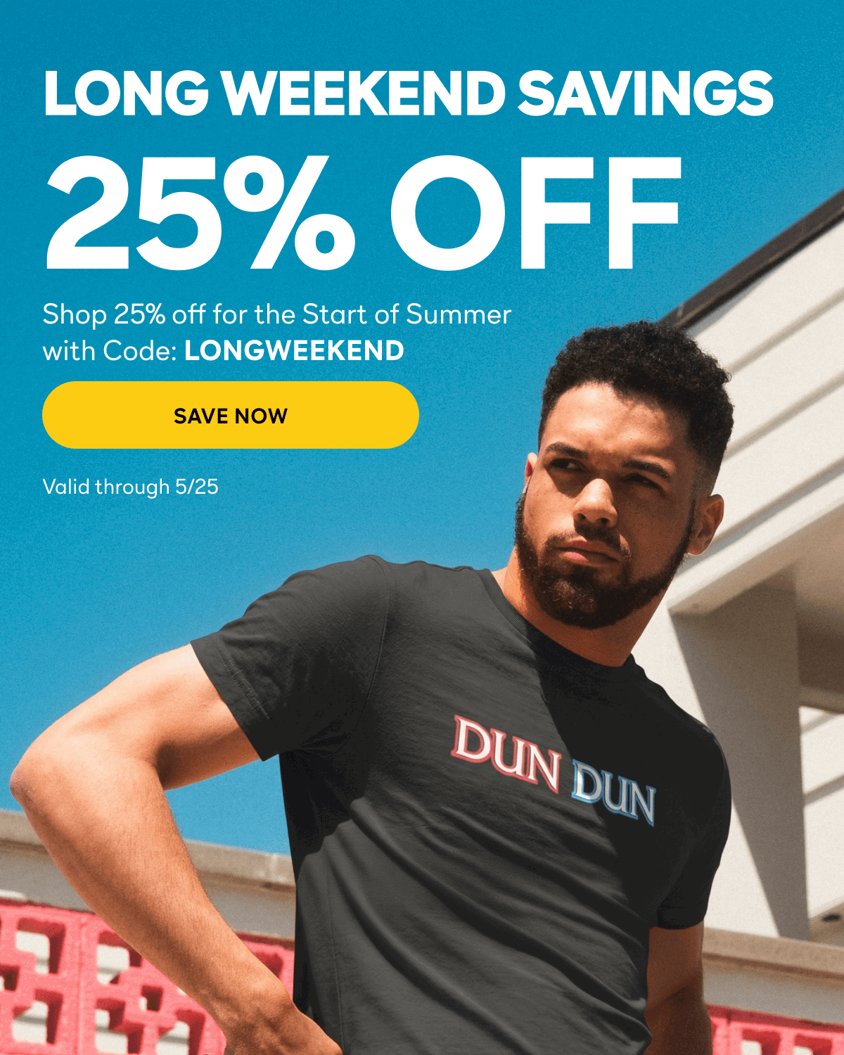 LONG WEEKEND SALE! SAVE 25% SITEWIDE WITH CODE: SUMMER
