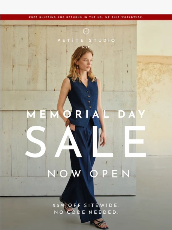 The Memorial Day Sale Starts Now