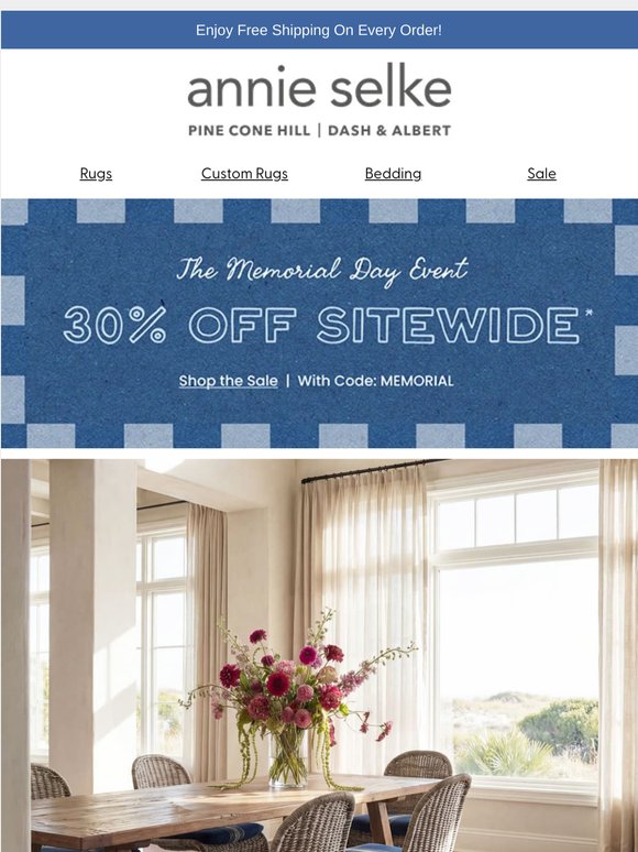 Oversized Rugs, 30% Off