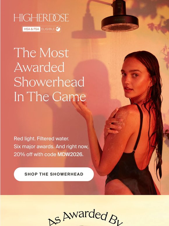 20% off Beauty Editors’ Fave Showerhead