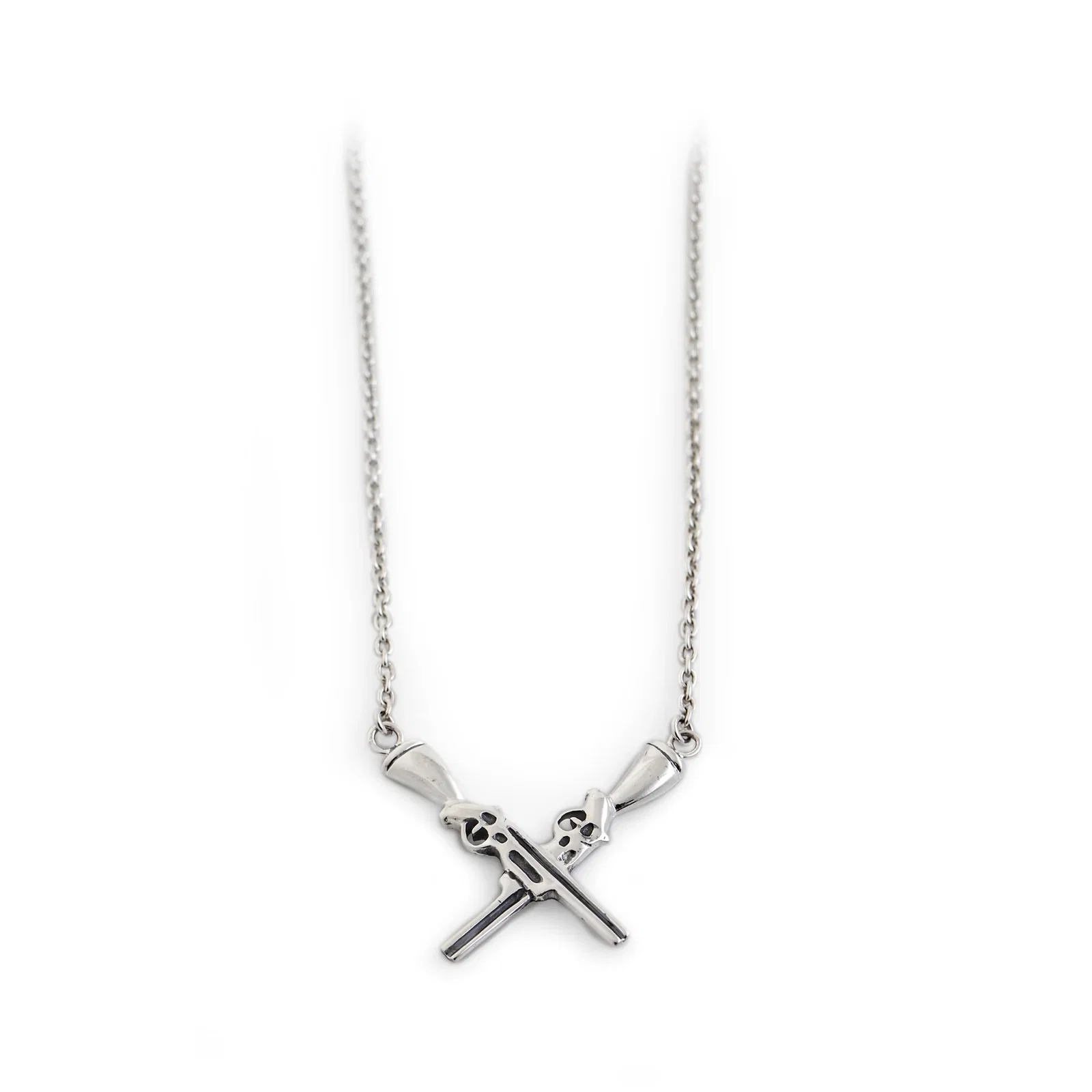 Image of Exclusive Sterling Silver Abbey Ling Shotgun Necklace