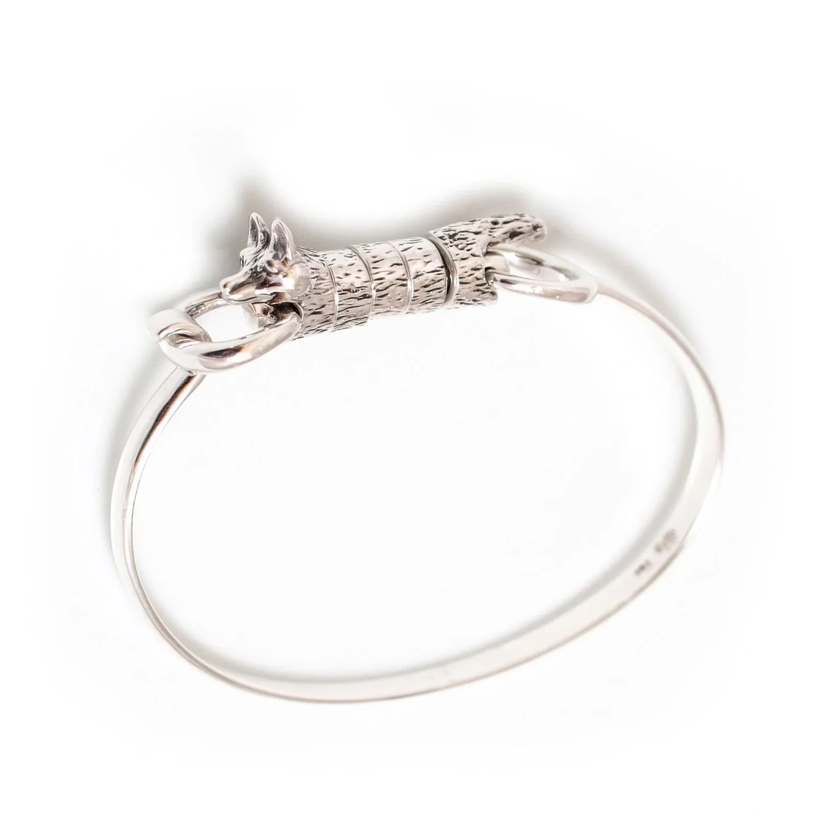 Image of Exclusive Sterling Silver Foxy Roller Bangle