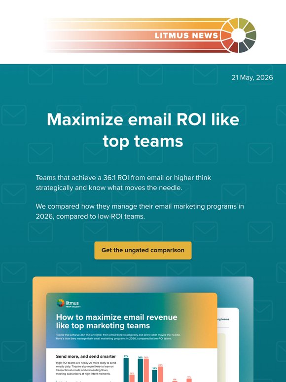 Email ROI comparison, micro animations, and more