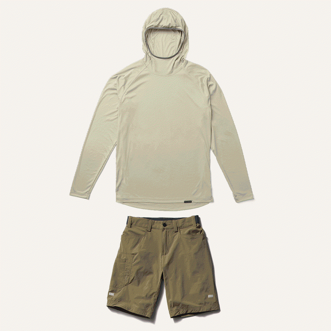 Find your summer workwear uniform. Mix + match T1 WerkShorts and Clour WerkShorts that pair perfectly with B1 Sun Hoodies, performance Pocket Tees and WerkShirts