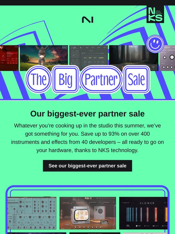 Our biggest-ever partner sale