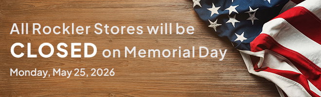 Rockler Stores Closed Memorial Day, May 25