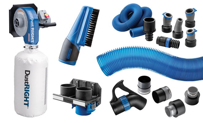 Dust collector, hose and accessories