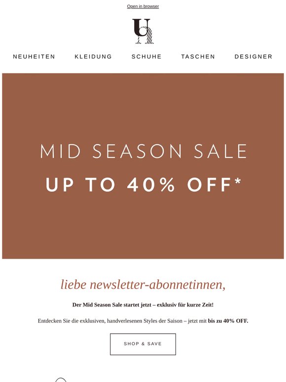 ⚡ MID SEASON SALE