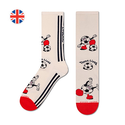 Team England Football Sneaker Sock