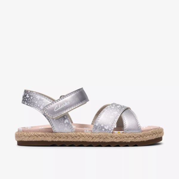 Brooke Sun Kid White/Silver
