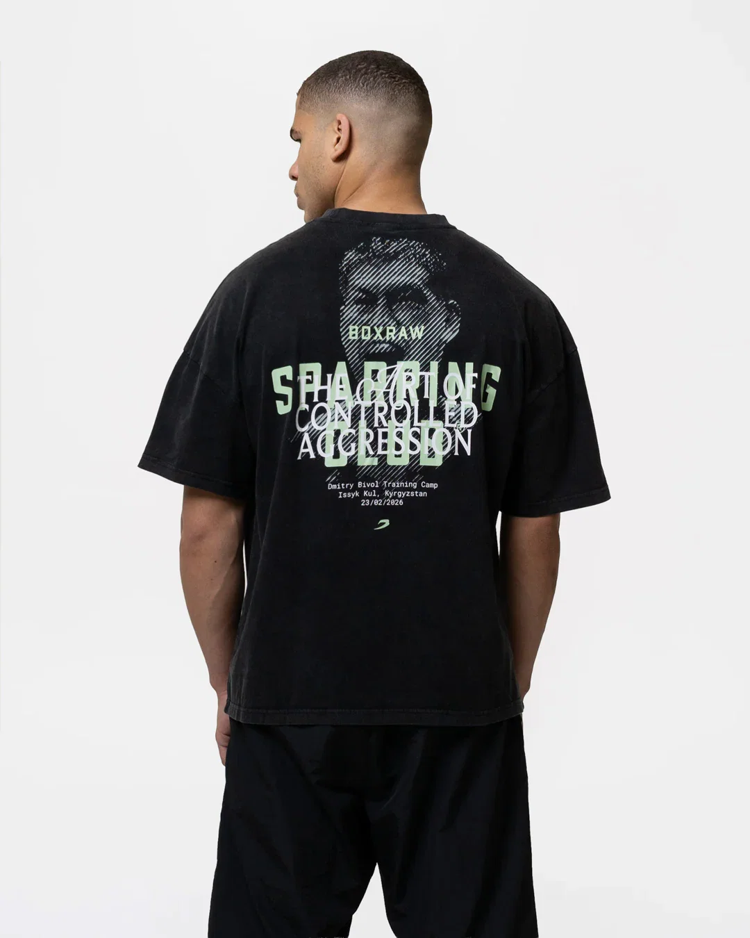 Bivol x Sparring Club Oversized T-Shirt - Washed Black