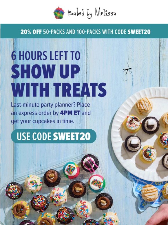 FINAL HOURS for weekend treats 🚨