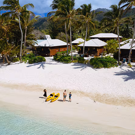 Cook Islands: Roratonga Beach Bungalows Package.