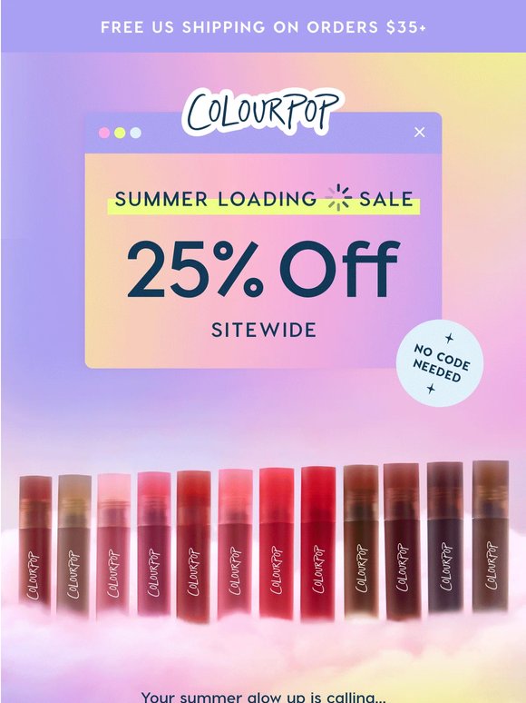 25% off everything starts now! 🤑