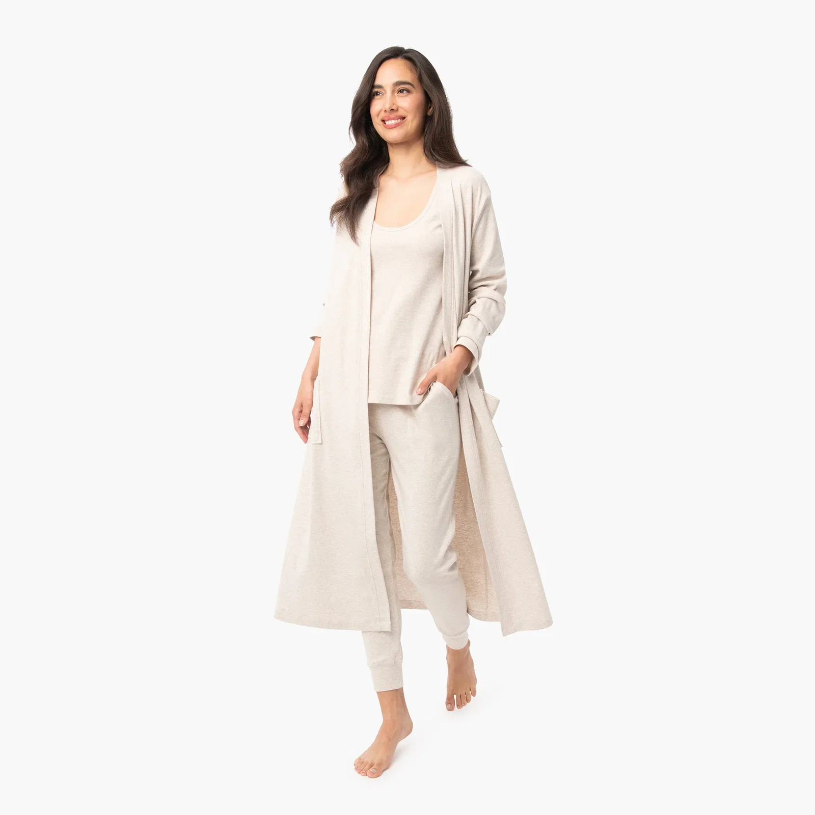 Organic Robe - Oatmeal