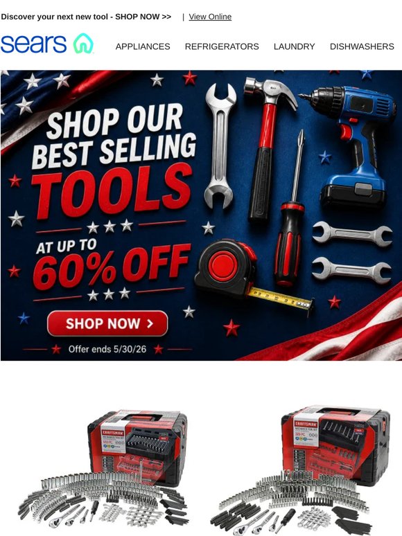 🛠️✨ Best selling tools are waiting for you at up to 60% off!