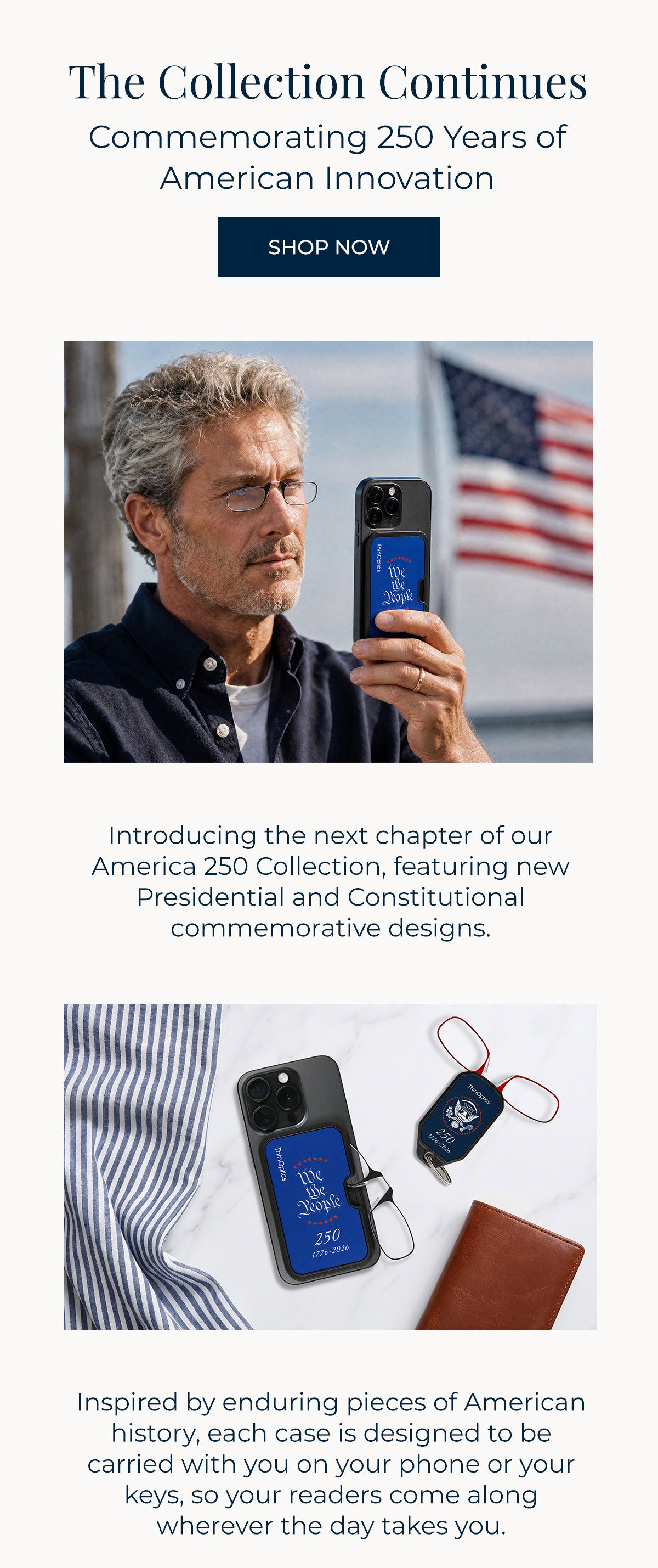 New Arrivals: America 250 Printed Cases