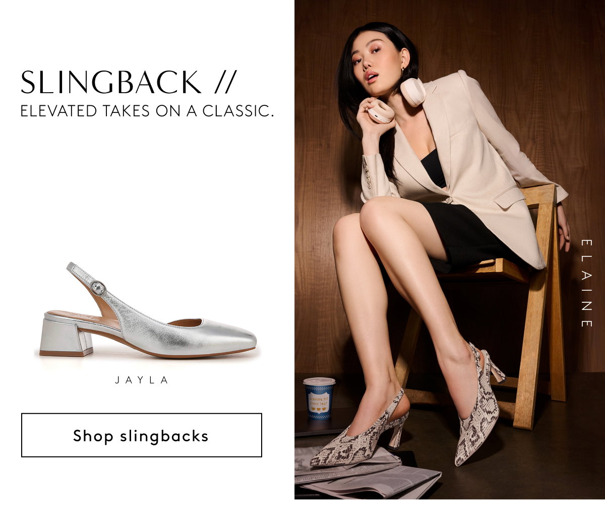 Slingback // Elevated Takes On A Classic. Jayla | Shop Slingbacks