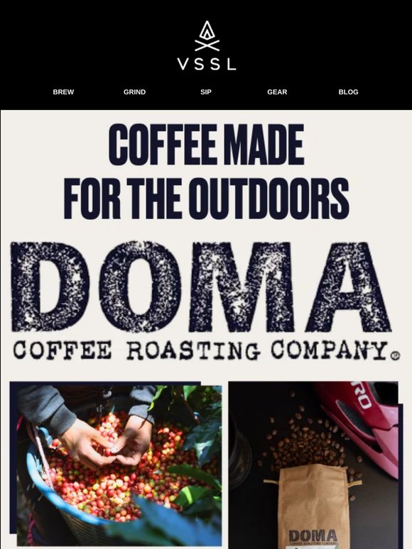 ☕ Free DOMA Coffee With Orders $125+