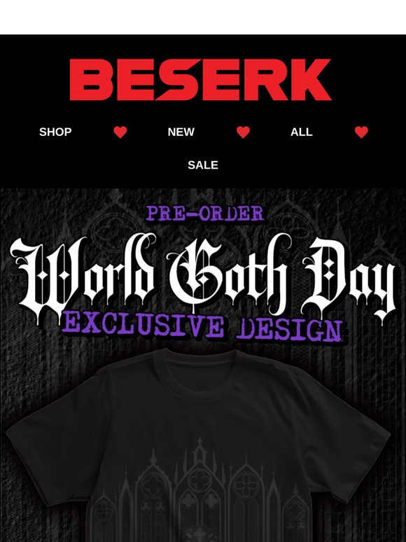 World Goth Day Exclusive Design! 💀 Don't Miss Out 🖤