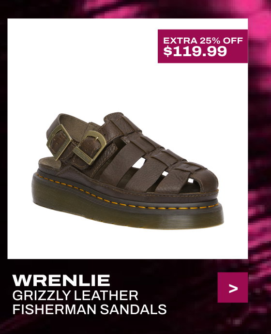 Wrenlie Grizzly Leather Fisherman Sandals