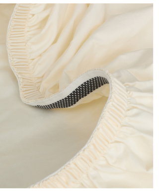 Fitted Sheet in Buttermilk