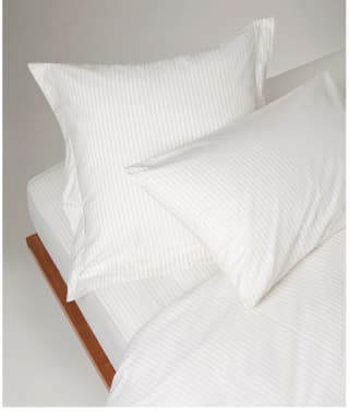 Fitted Sheet in Buttermilk Ticking Stripe