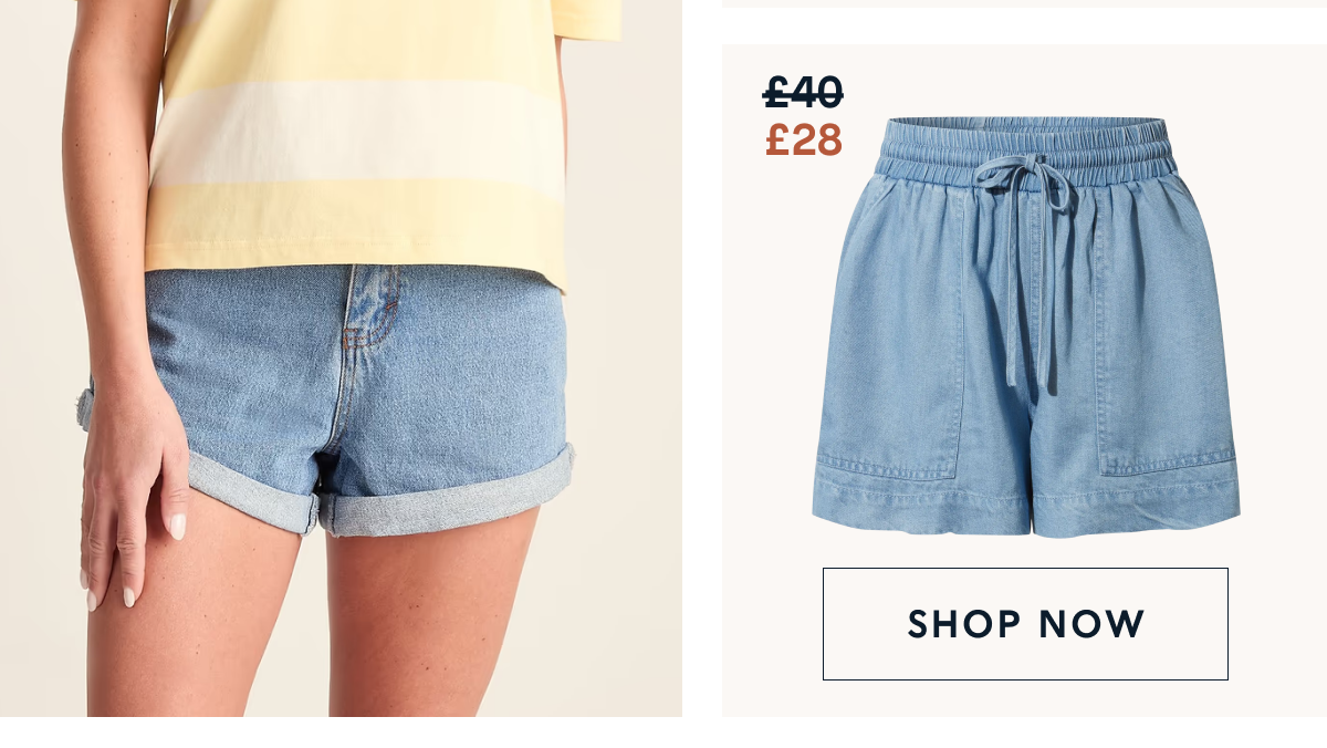 Jessia Womens Tencel Lyocel Shorts - Faded Indigo