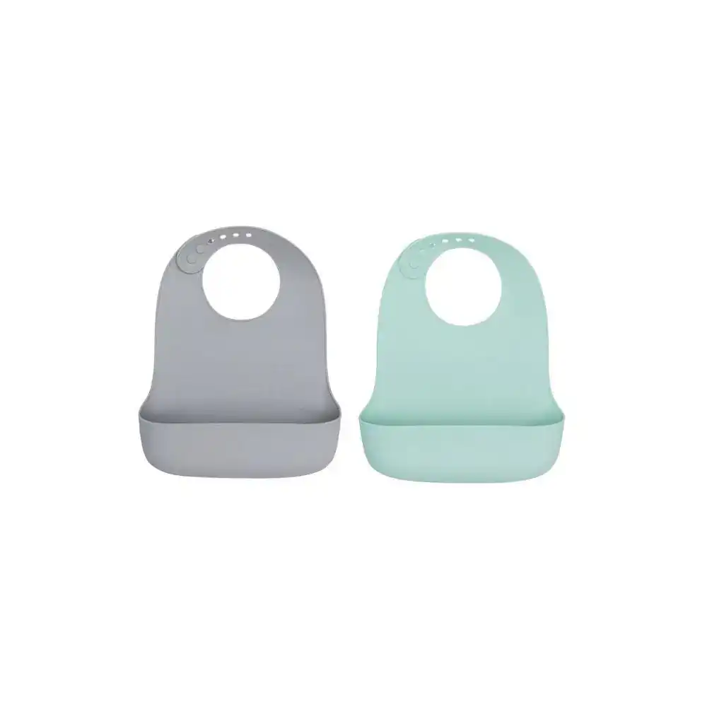 We Might Be Tiny Silicone Bibs with Catcher Perfect for messy eaters Comfortable fit Easy to clean Learning to eat can be a messy business for toddler...