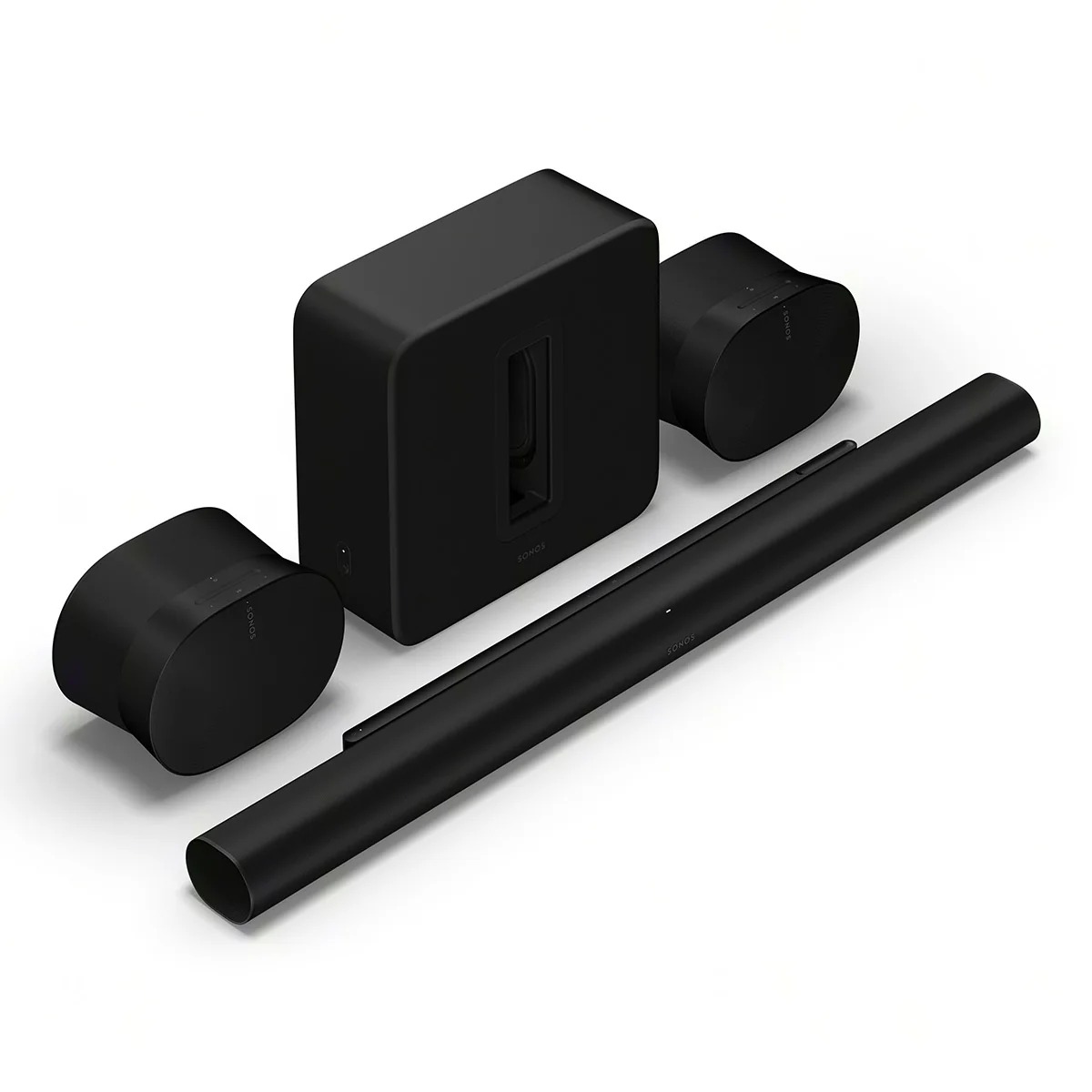 Sonos Ultimate Immersive Set with Arc Ultra Soundbar, Sub 4 Subwoofer, & Pair of Era 300
