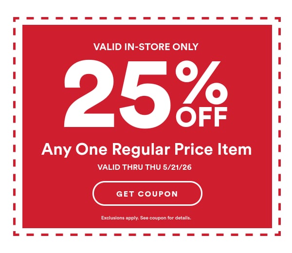 Coupon shown - Click here to get your coupon - Exclusions apply. See coupon for details.