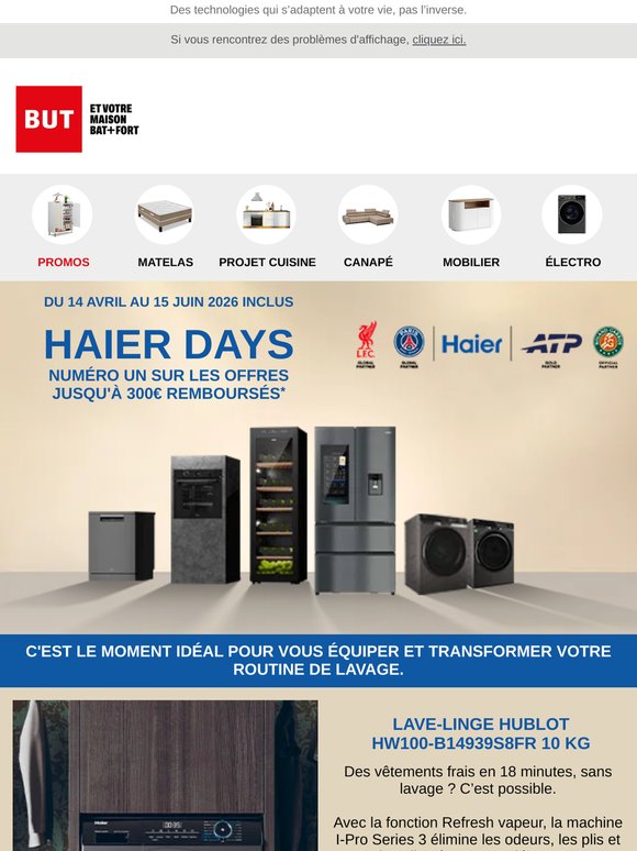 Et si vos appareils Haier faisaient vraiment plus pour vous ?
