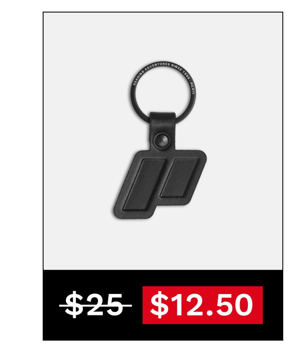 Icon Key Ring Black