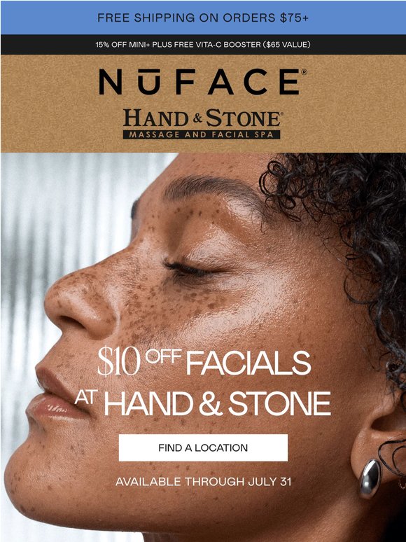Your $10 off facial is still available