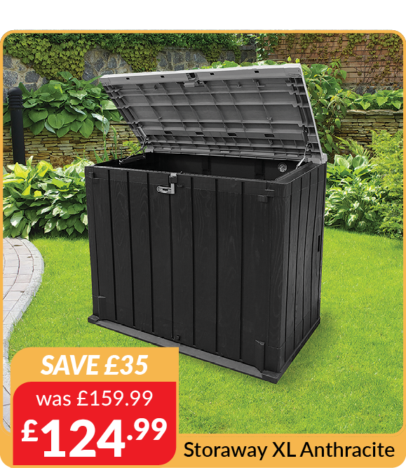 storaway XL Anthracite. Save £35 was £159.99 now £124.99