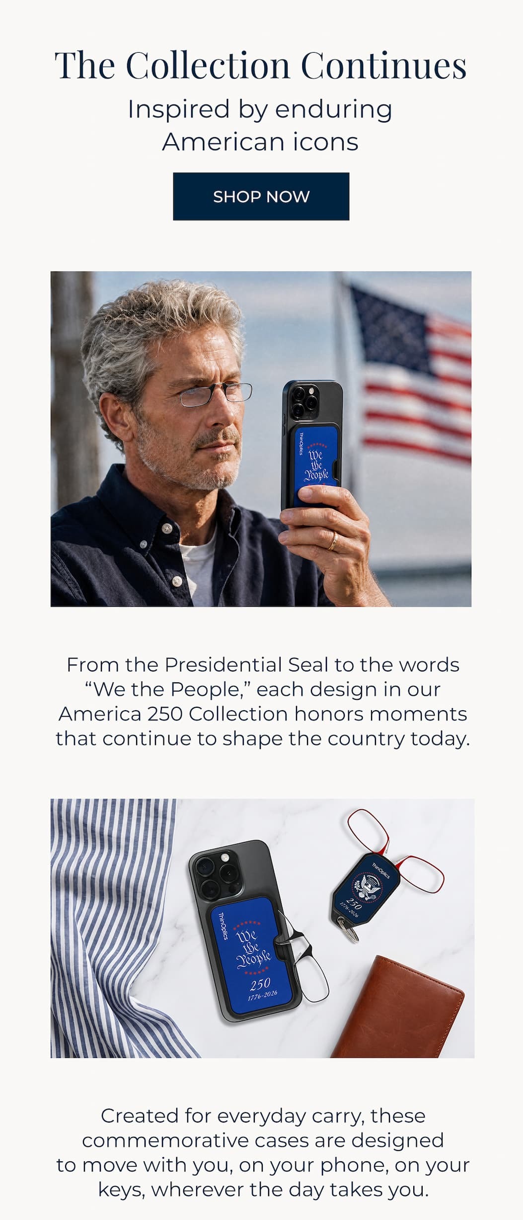 New Arrivals: America 250 Printed Cases
