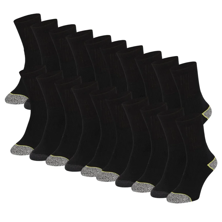 Apollo Werksokken 20-pack Zwart