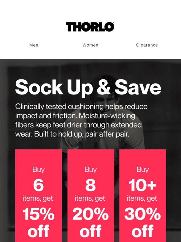 More Socks, More Savings | Up to 30% OFF
