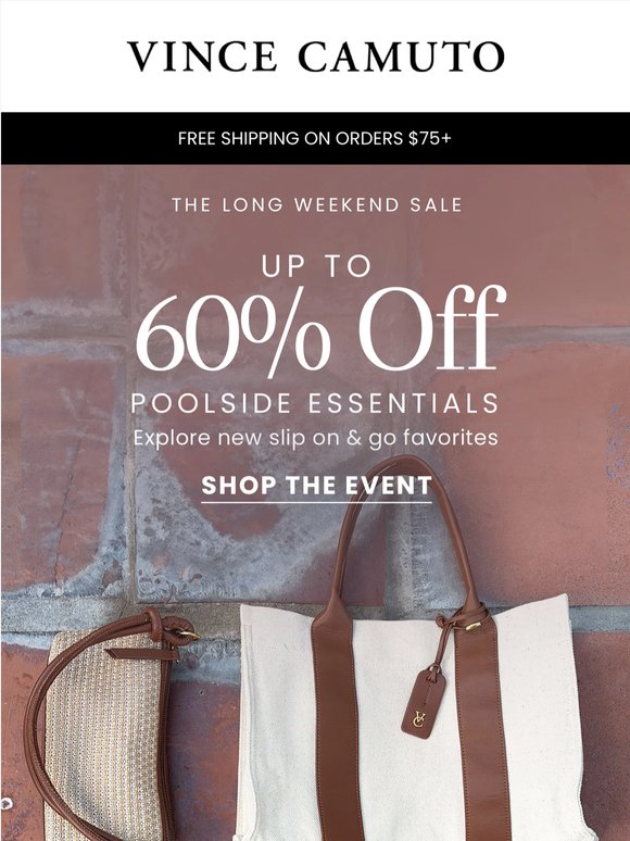 Up To 60% OFF Poolside Flats 🌴