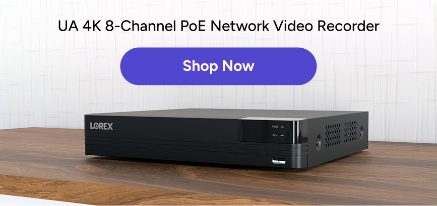 Connect UA 4K 8-Channel PoE Network Video Recorder