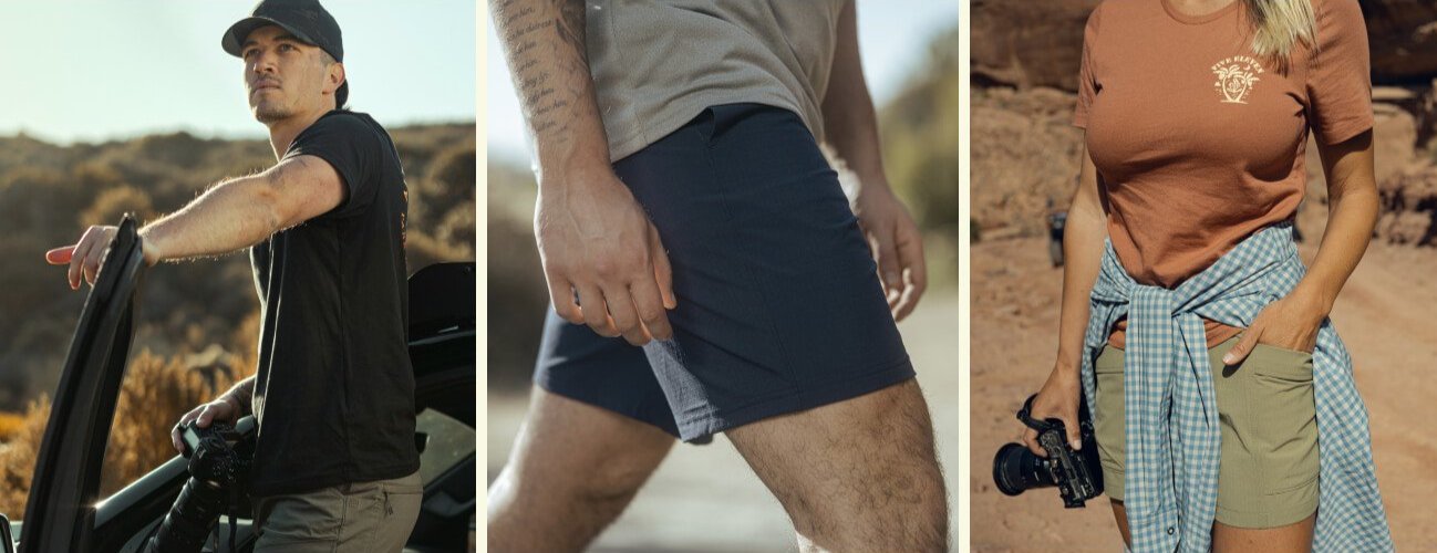 A long weekend, earned. | 25% off select shorts and short sleeve tops thorugh Monday night.