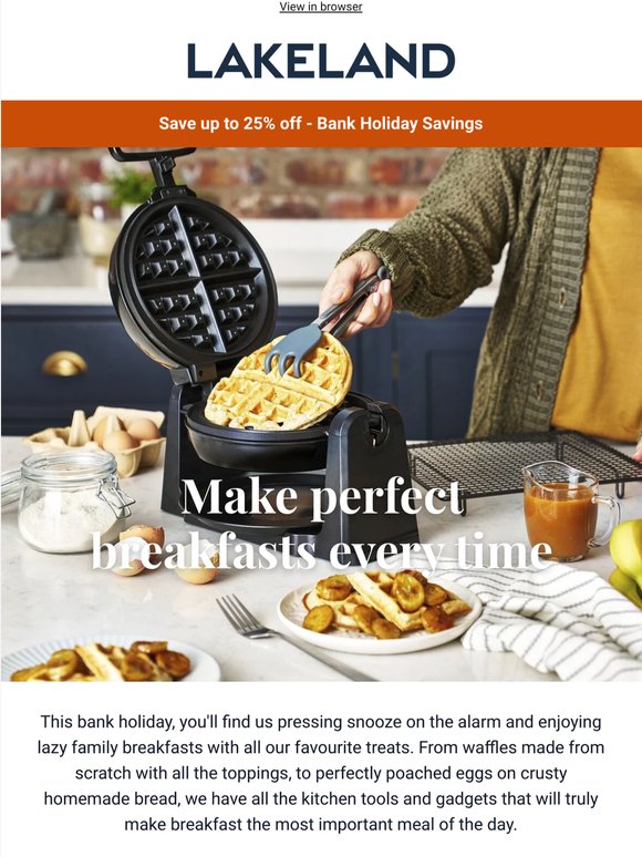 Make perfect breakfasts every time