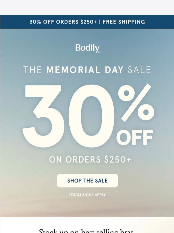 Kick Off Summer with 30% Off!