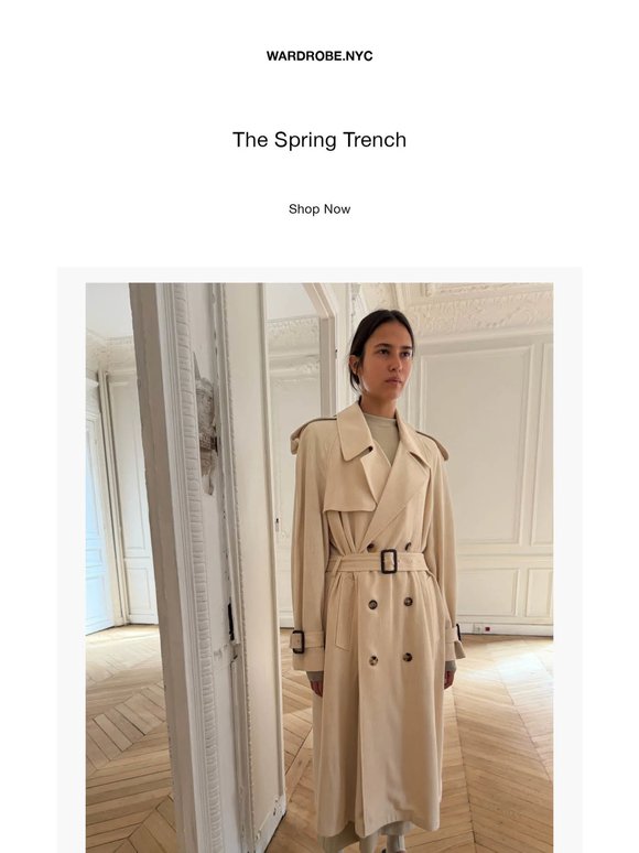 Shop Now: The Spring Trench
