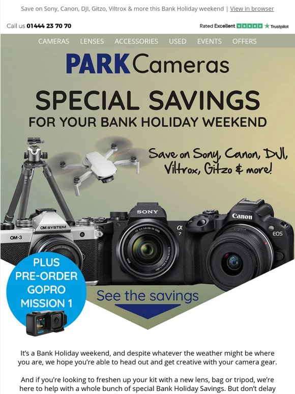 Special Savings for your Long Weekend