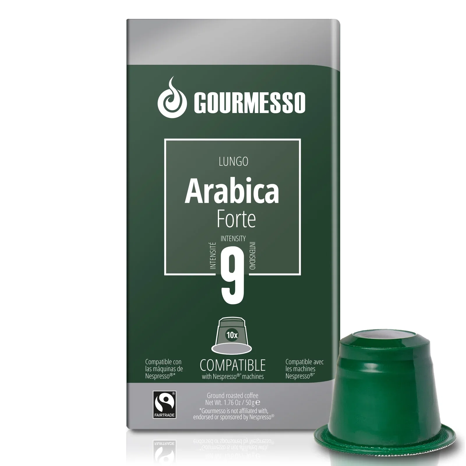 Image of Lungo Arabica Forte (Fairtrade) - 10 Pods